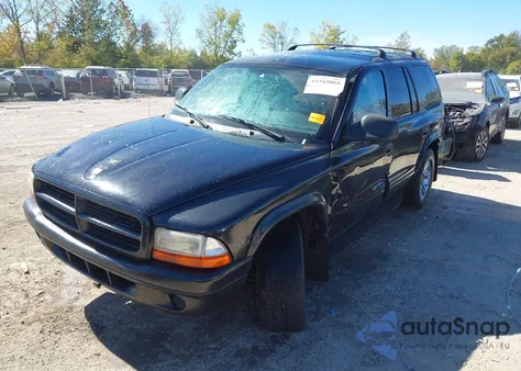2002 Dodge Durango R/T из США, поврежденный, VIN 1B8HS78Z32F171541
